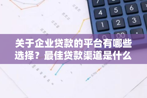 关于企业贷款的平台有哪些选择？最佳贷款渠道是什么？