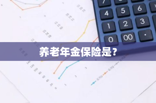 养老年金保险是？