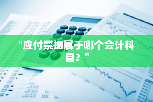 "应付票据属于哪个会计科目？"