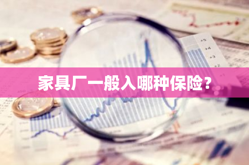 家具厂一般入哪种保险？