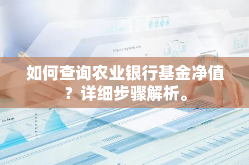 如何查询农业银行基金净值？详细步骤解析。