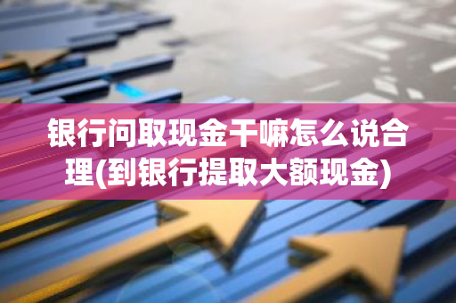 银行问取现金干嘛怎么说合理(到银行提取大额现金)