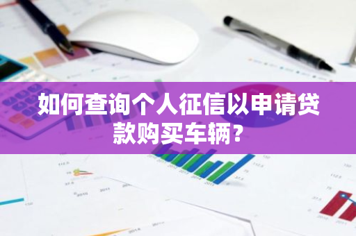如何查询个人征信以申请贷款购买车辆？