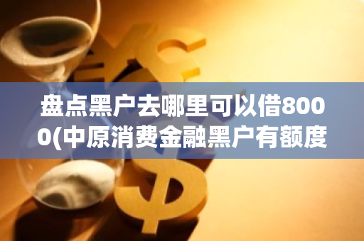 盘点黑户去哪里可以借8000(中原消费金融黑户有额度吗)