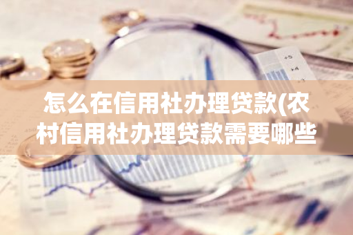 怎么在信用社办理贷款(农村信用社办理贷款需要哪些证件)