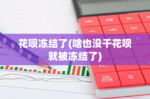 花呗冻结了(啥也没干花呗就被冻结了)