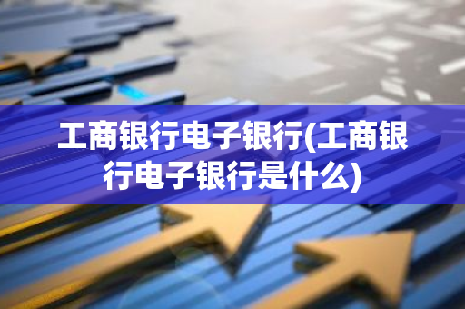 工商银行电子银行(工商银行电子银行是什么)