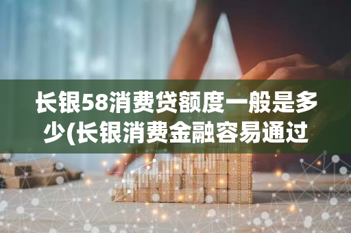 长银58消费贷额度一般是多少(长银消费金融容易通过吗)