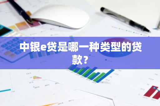中银e贷是哪一种类型的贷款？