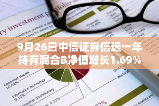 9月26日中信证券信远一年持有混合B净值增长1.69%，近1个月累计上涨2.12%