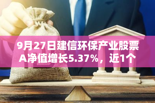9月27日建信环保产业股票A净值增长5.37%，近1个月累计上涨13.94%