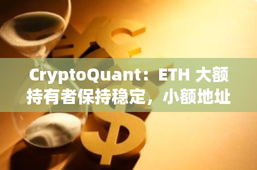 CryptoQuant：ETH 大额持有者保持稳定，小额地址呈现抛售趋势