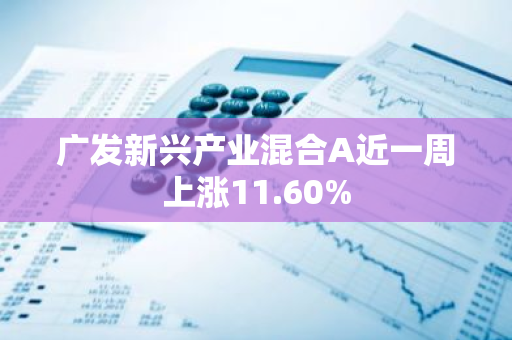 广发新兴产业混合A近一周上涨11.60%