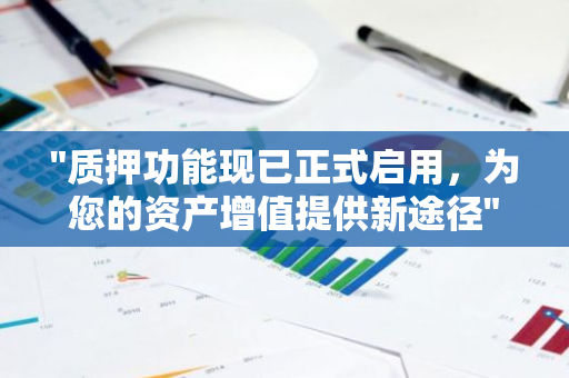 "质押功能现已正式启用，为您的资产增值提供新途径"