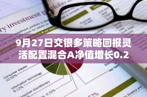 9月27日交银多策略回报灵活配置混合A净值增长0.21%，近1个月累计上涨0.83%