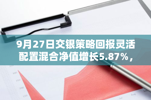 9月27日交银策略回报灵活配置混合净值增长5.87%，近1个月累计上涨14.51%