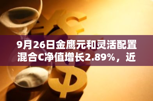 9月26日金鹰元和灵活配置混合C净值增长2.89%，近1个月累计上涨0.81%