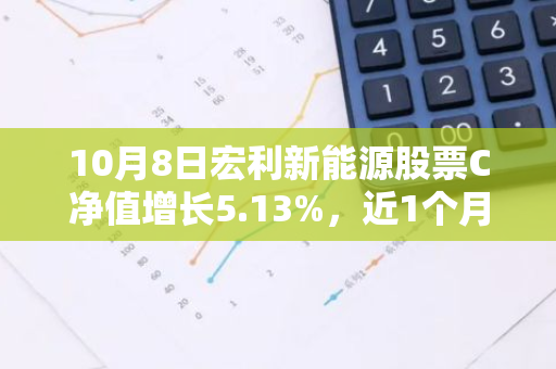10月8日宏利新能源股票C净值增长5.13%，近1个月累计上涨19.69%