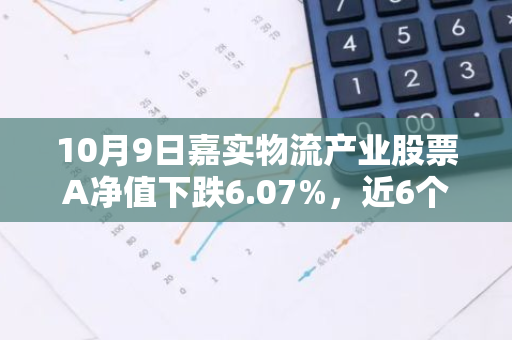 10月9日嘉实物流产业股票A净值下跌6.07%，近6个月累计上涨7.36%