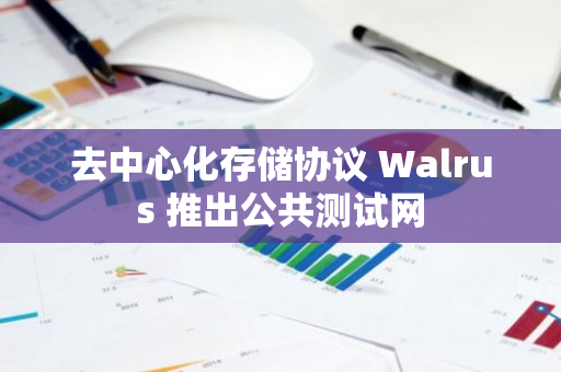 去中心化存储协议 Walrus 推出公共测试网