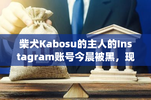 柴犬Kabosu的主人的Instagram账号今晨被黑，现已开始发布不真实的信息，该账号是Doge迷因的原型