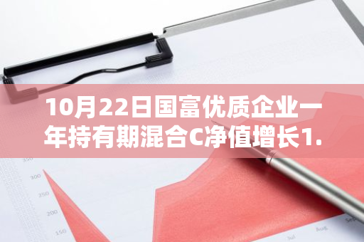10月22日国富优质企业一年持有期混合C净值增长1.14%，近1个月累计上涨24.48%