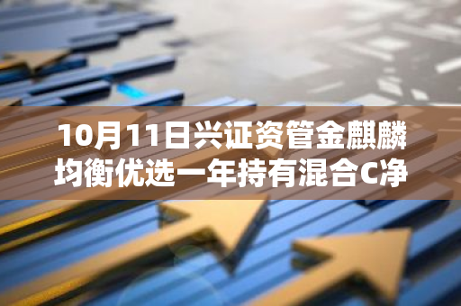 10月11日兴证资管金麒麟均衡优选一年持有混合C净值下跌1.72%，今年来累计上涨0.63%