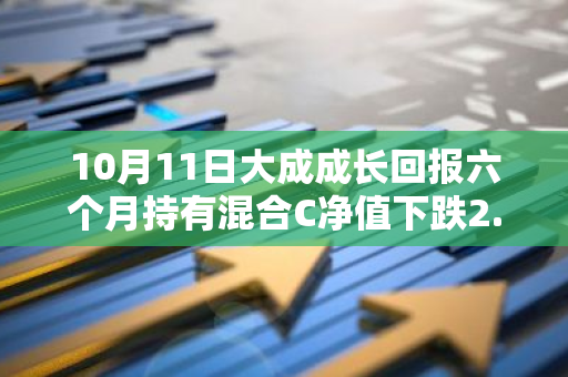 10月11日大成成长回报六个月持有混合C净值下跌2.84%，近3个月累计上涨12.42%