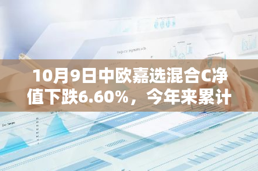 10月9日中欧嘉选混合C净值下跌6.60%，今年来累计下跌6.71%