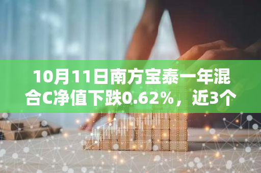 10月11日南方宝泰一年混合C净值下跌0.62%，近3个月累计上涨1.22%