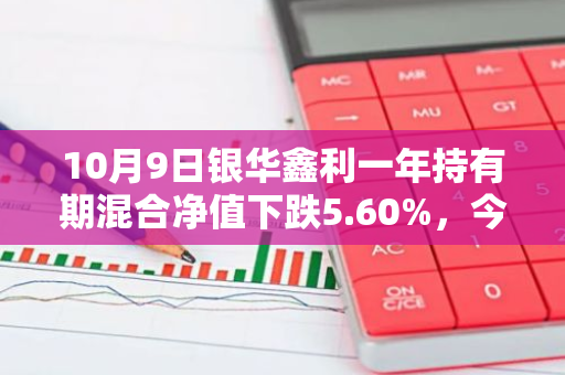 10月9日银华鑫利一年持有期混合净值下跌5.60%，今年来累计上涨4.37%