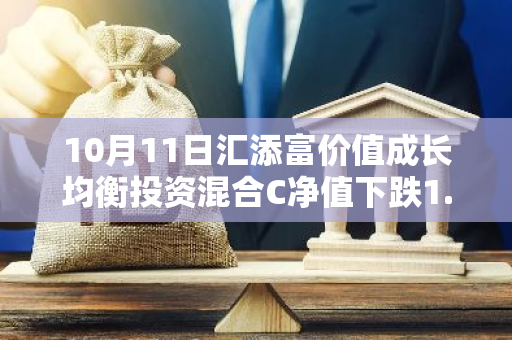 10月11日汇添富价值成长均衡投资混合C净值下跌1.81%，近3个月累计上涨6.96%