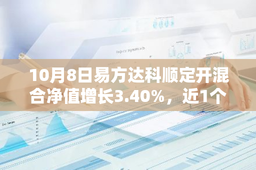 10月8日易方达科顺定开混合净值增长3.40%，近1个月累计上涨27.9%