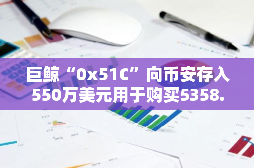巨鲸“0x51C”向币安存入550万美元用于购买5358.1亿枚PEPE代币