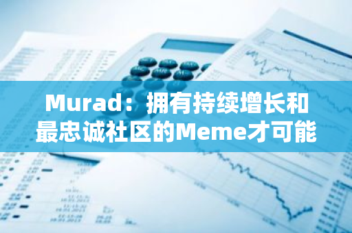 Murad：拥有持续增长和最忠诚社区的Meme才可能生存