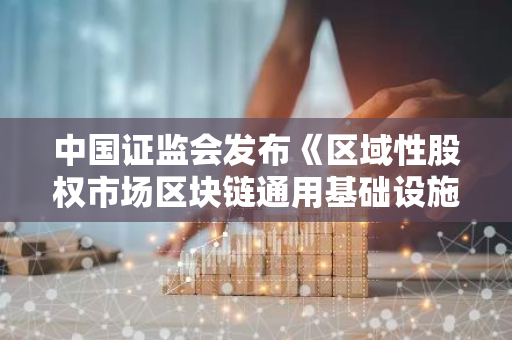 中国证监会发布《区域性股权市场区块链通用基础设施通讯指南》等8项金融行业标准
