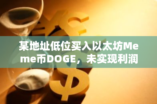某地址低位买入以太坊Meme币DOGE，未实现利润达412万美元