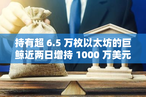 持有超 6.5 万枚以太坊的巨鲸近两日增持 1000 万美元 ETH