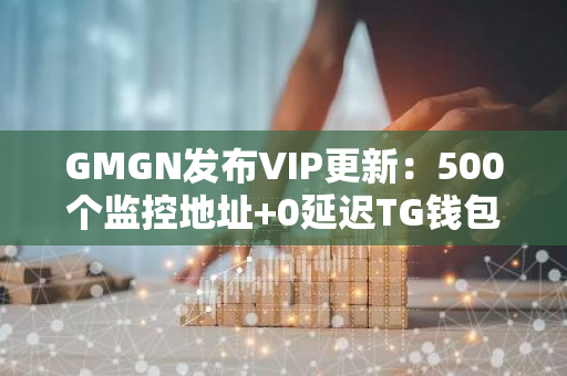 GMGN发布VIP更新：500个监控地址 0延迟TG钱包地址监控