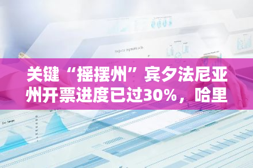 关键“摇摆州”宾夕法尼亚州开票进度已过30%，哈里斯暂时领先