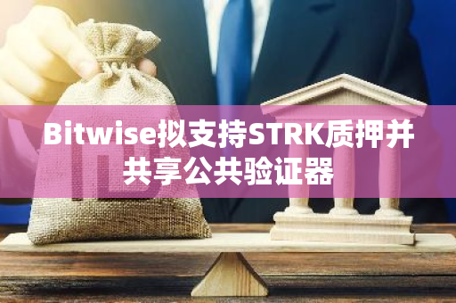 Bitwise拟支持STRK质押并共享公共验证器