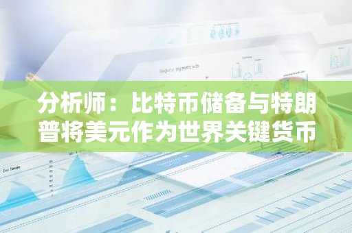 分析师：比特币储备与特朗普将美元作为世界关键货币的观点格格不入