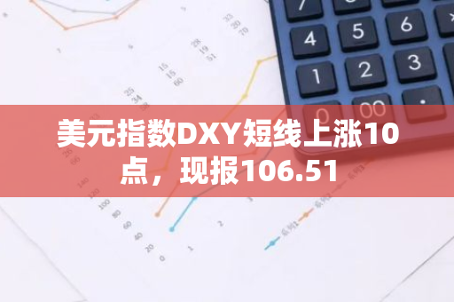 美元指数DXY短线上涨10点，现报106.51