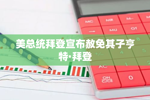 美总统拜登宣布赦免其子亨特·拜登