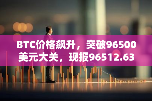 BTC价格飙升，突破96500美元大关，现报96512.63美元。