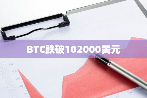 BTC跌破102000美元