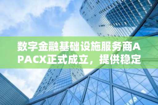 数字金融基础设施服务商APACX正式成立，提供稳定币基础设施及跨境支付服务