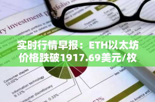 实时行情早报：ETH以太坊价格跌破1917.69美元/枚，日内跌-1.01%
