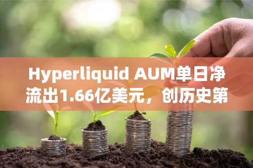 Hyperliquid AUM单日净流出1.66亿美元，创历史第二大规模