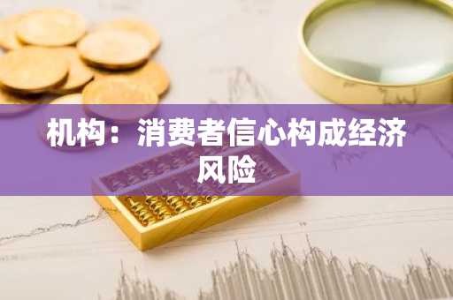 机构：消费者信心构成经济风险